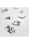 Luminous Circlet Women's Earrings, 925 Sterling Silver, Handmade Adjustable Jewelry - 7