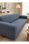Lycra Stretch Elastic Flexible Washable Three Seater Sofa Cover Seat Cover - 2