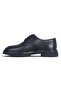 Asil Bey 786 Fluter Black Leather Men's Classic Shoes - 3