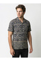 Men Paisley Printed Cuban Collar Shirt - 3