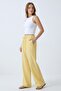 Striped Elastic Waist Wide Leg Woven Trousers - 3