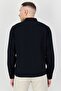 قميص رجالي كاجوال سادة بأكمام طويلة وقصّة عادية، أسود - 3