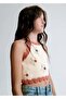 Strappy Knitted Blouse 8-14 Years Ecru