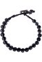 Spartan Men’s Leather Bracelet, Agate Stone Beaded Bracelet, Handmade Adjustable Cord Jewelry - 5