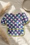 Flora Bloom Waterproof Long Sleeve Baby Bib - Blw Compatible, Stain Resistant, Baby Activity Bib with Pockets - 5