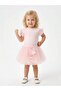 T-Shirt with Decorated Sleeves and Tutu Skirt Set