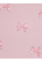 Pink Bow Front Short Sleeve T-Shirt - 3