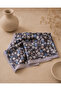Soft Women's Floral Patterned Scarf Daily Use Soft Textured Scarf - 2