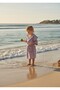 100% Cotton Muslin Children's Bathrobe Hooded Bath and Beach Towel - 6