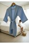 100% Cotton Muslin Children's Bathrobe Hooded Bath and Beach Towel - 3