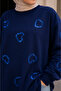 Women's Sequin Embroidered Heart Detailed Tunic - 3