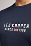 Ansel Men's Regular Fit 100% Cotton Printed Crew Neck T-Shirt Blue - 4