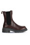 Brown Leather Women's Heeled Boots