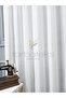 Dikim Exculusive Rana No-Ironing, Wrinkle-Free, Plain 2-Layer Pleated Tulle Curtain - 3