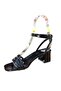 26Y316 Women's Three-Piece 5.5 cm Thick Heeled Open Shoes - 3