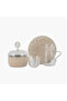 طقم أكواب شاي زجاجية منقوشة - 3