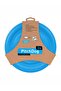 Unbreakable Pitchdog Frisbee Dog Toy 24 cm Blue