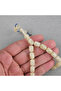 Galalit Capsule Cut 8X11.5Mm Prayer Beads -Beige - 2