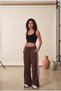 Women's Baggy Stripe Detailed Relaxed Fit Sweatpants