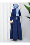 Women's Front Buttoned Modal Dress - 4