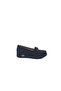 434 Women's Black Stone Buckle Wedge Heel Shoes