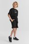 Boy's Shorts with Elastic Waist and Tie Detail - 3