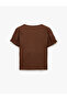 Tie-Detail V-Neck Short Balloon Sleeve Crop Blouse - 4