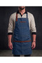 Barista Waiter Apron – Professional Cafe Apron with Leather Straps - 3