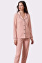 Women's Boxed & Long Sleeve Modal Pajama Set - Soft Breathable Fabric - 3