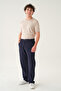 Elastic Waist Waffle Fabric |   Loose Fit Men's Trousers - 6