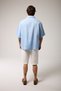 Short Sleeve Oversized Linen Shirt - 8