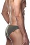 Men's Khaki Cotton Classic Slip Underpants - 2