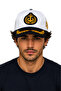 Unisex White Captain Hat Embroidered Sailor Hat Adjustable Sports Cap - 4