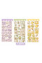 3 Sheets Kawaii Sticker Set, Pastel Bass Cut Kawaii Sticker Set, Notebook, Agenda, Phone Sticker Set, Kawaii Sticker Set - 2