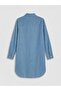 Shirt Collar Mini Jean Dress (S6) - 6