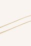Women's Gold Color Pearl Chain Steel Necklace H2707Axns - 3