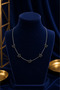 Women's Stainless Steel Butterfly Necklace with Black Stone Elegant Stylish Jewelry - 2