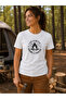 Life Is Better Around a Campfire Printed 100% Cotton Unisex Navy Blue Camping T-Shirt - 4