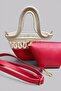 Siena Mini Women's Bag - Handmade Straw Textured Shoulder and Hand Bag with Leather Pouch - 2