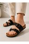 Unisex Double Buckle Suede Slippers – Orthopedic Non-Slip Comfortable Sole for Daily Comfort - 6