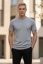Advantageous 2-Pack Men's Crew Neck Short Sleeve Basic T-Shirt Casual Sports T-Shirt Set - 6