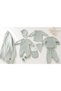 Newborn 100% Cotton Muslin Soft Organic Textured Unisex 10-Piece Hospital Release Baby Set - 8