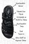 Women's Leather Sandals Thick Lightweight and Comfortable Sole Orthopedic Shoes Comfort Summer Beach Mom - 4