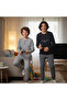 Young Men's Cotton Collared Buttoned Pocketed Gift Set 2 Pieces 2-Piece Top and Bottom Pajama Set (Al007 V2, Al009 - 3