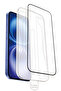 واقي شاشة URR iPhone 16 Auto-Kit Antidust HD Cam - أسود - 3