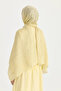Nara Silky Natural Cotton-Floş Shawl - Island Tea - 3