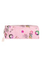 Korean Kawai Transparent Twill Fabric Powder Pink Patterned Girl's School Bag Thermal Lunch Bag and Pencil Case - 8
