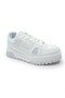 Genuine Leather Lace-Up Comfortable Casual Sports Shoes Women's Sneaker White - 2