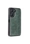 Vivo Y18 Compatible Case Flip Cover - Dark Green - 2