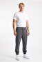 Men's Smoked Elastic Leg Parachute Flexible Jogger Pants with Zipper Pockets